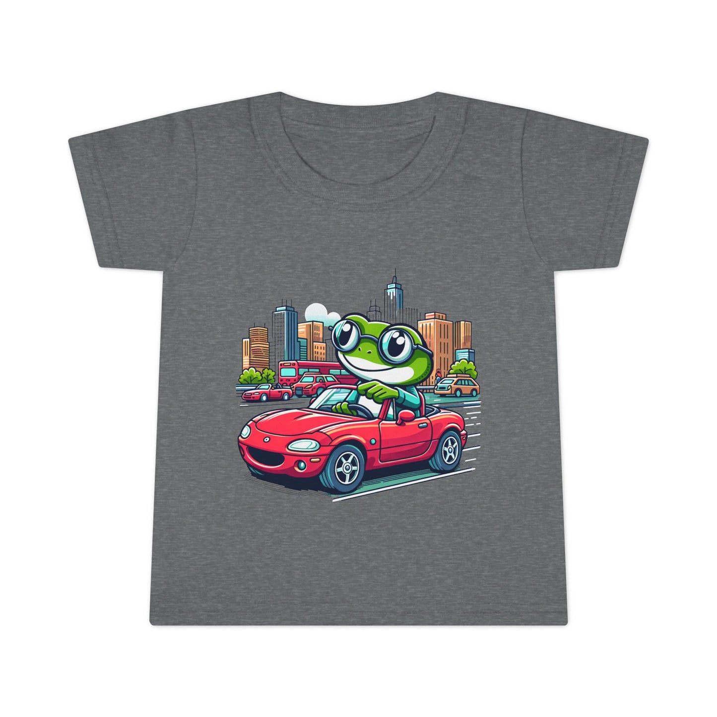 Frog Driving Toddler T-shirt