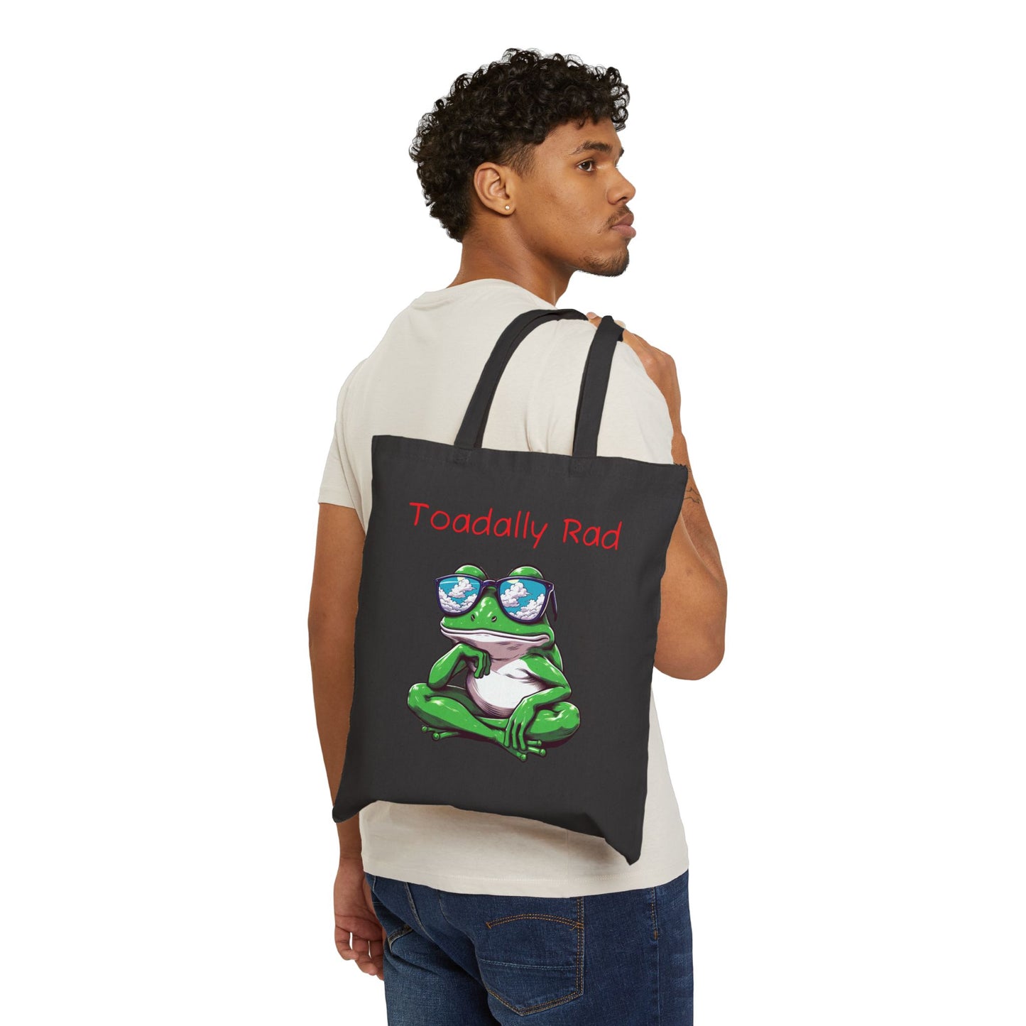 Toadally Rad Cotton Canvas Tote Bag