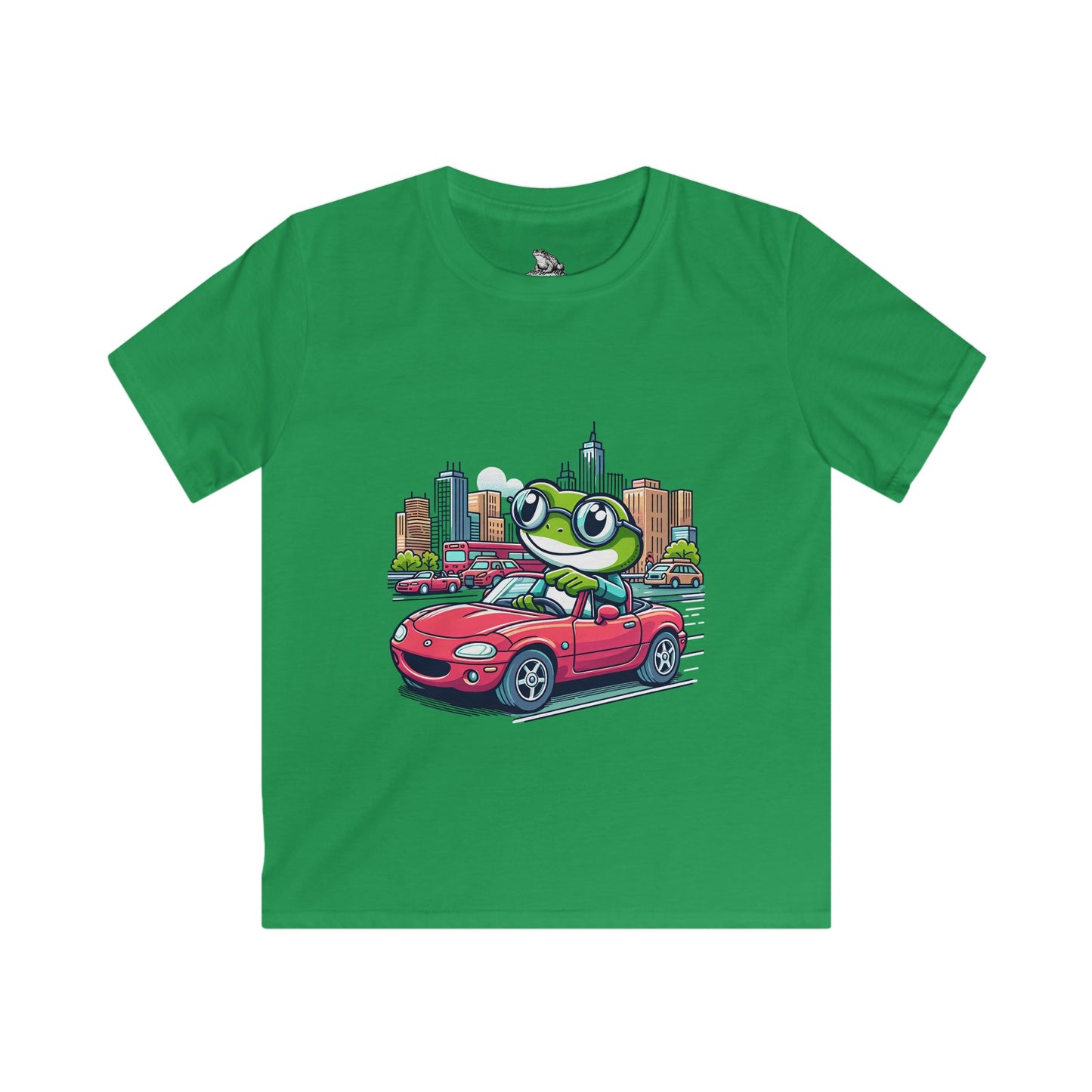 Frog Driving Kids Tee