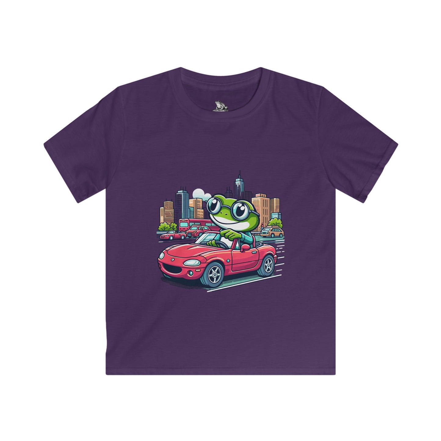 Frog Driving Kids Tee