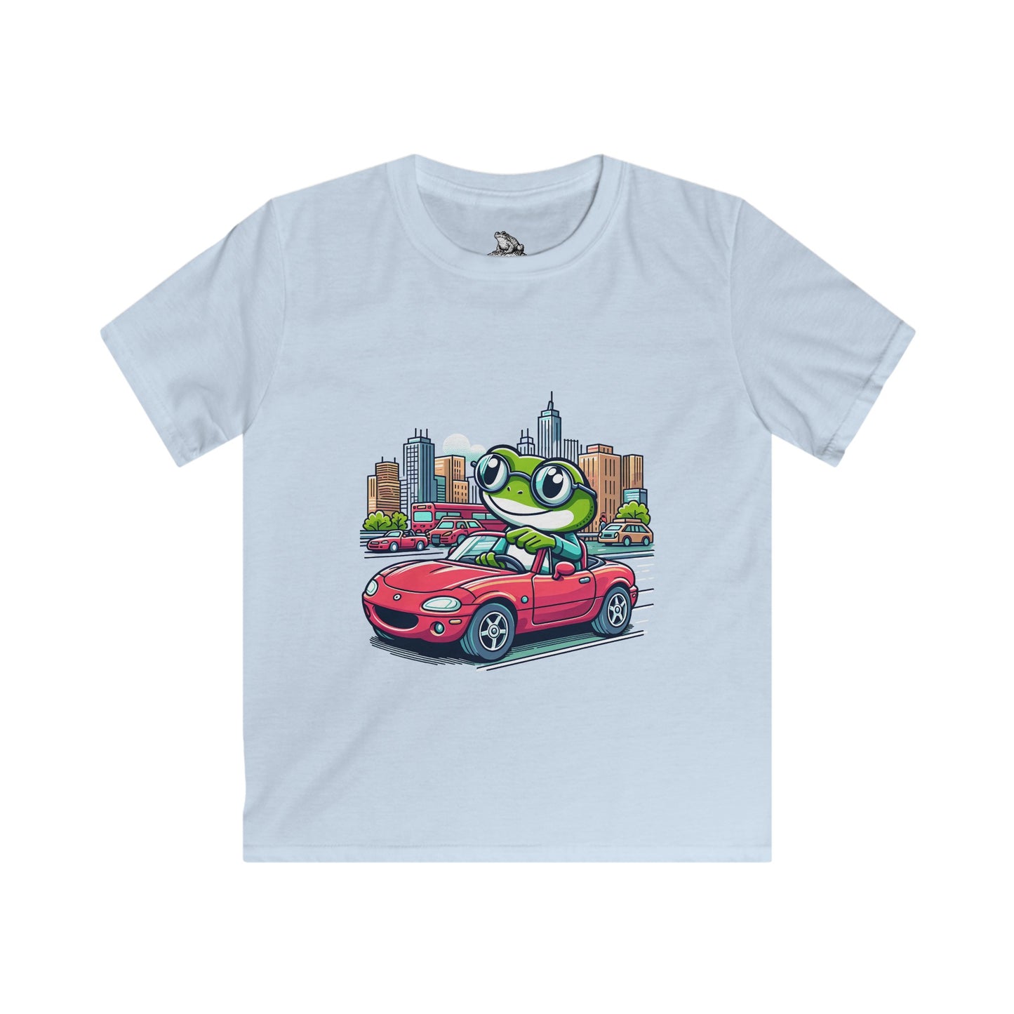 Frog Driving Kids Tee