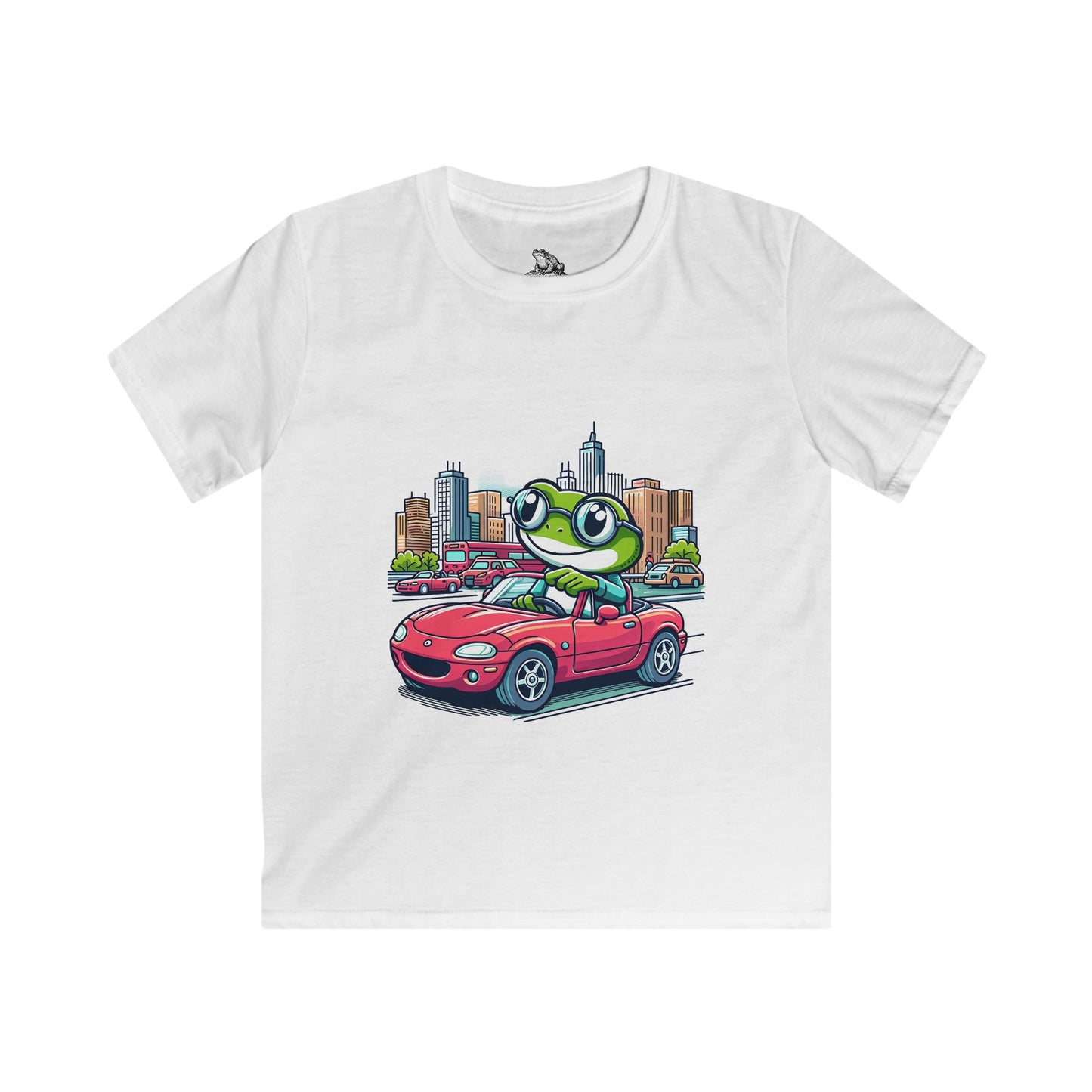 Frog Driving Kids Tee