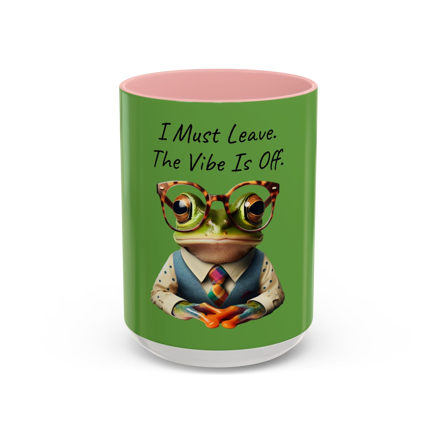 The Vibe Is Off Accent Coffee Mug (11, 15oz)