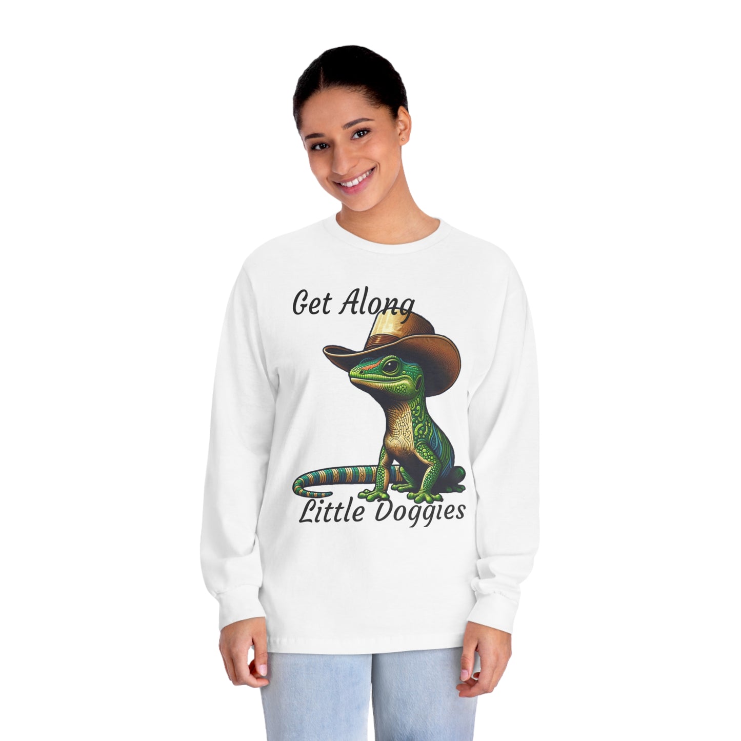 Unisex Get Along Little Doggies Long Sleeve T-Shirt