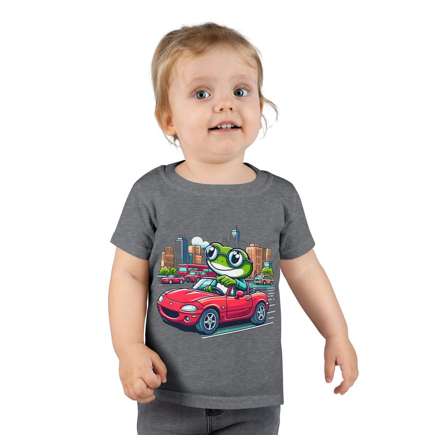 Frog Driving Toddler T-shirt