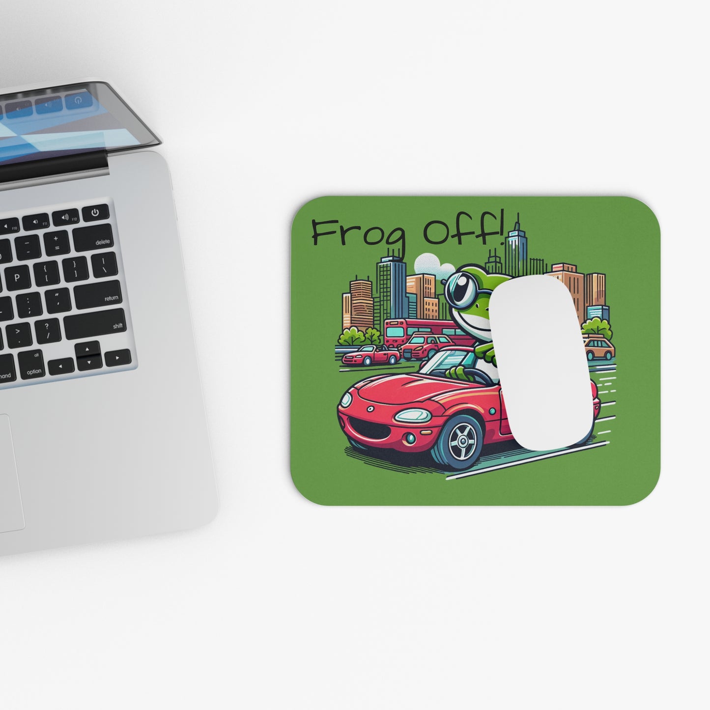 Frog Off! Mouse Pad