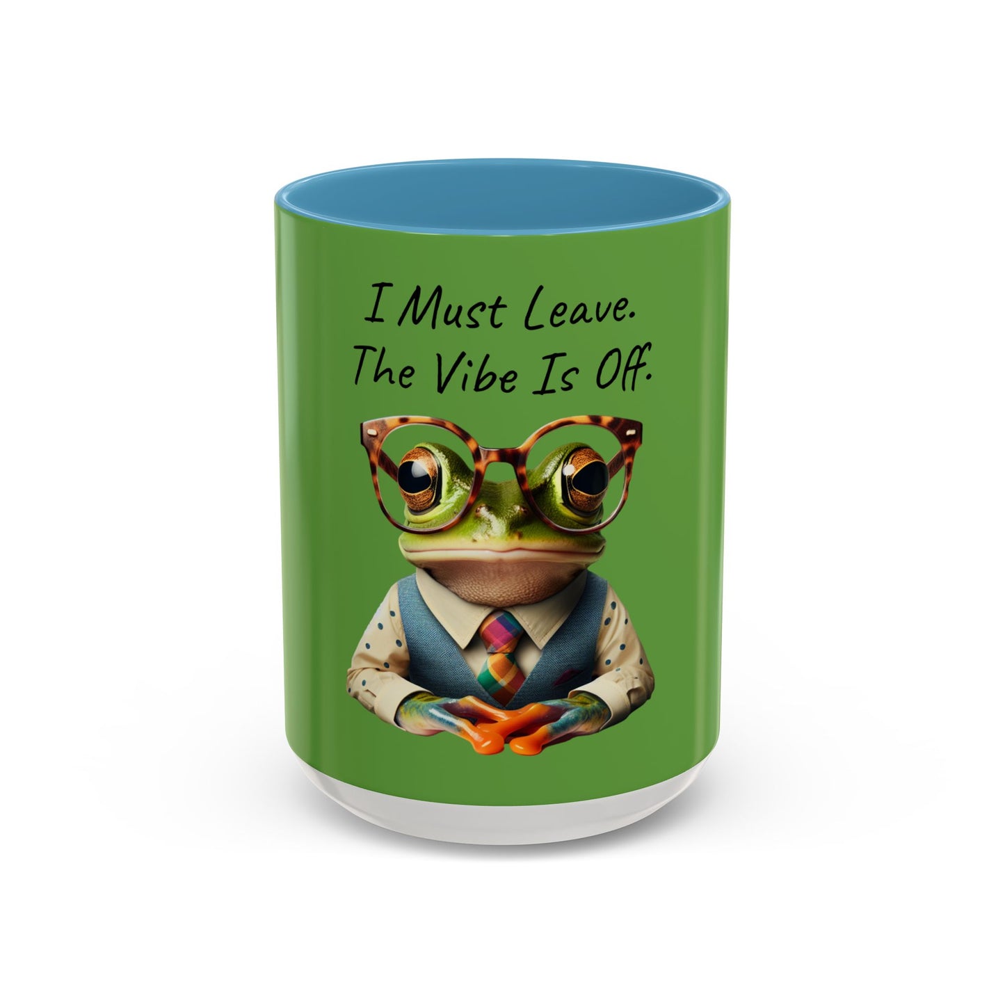 The Vibe Is Off Accent Coffee Mug (11, 15oz)