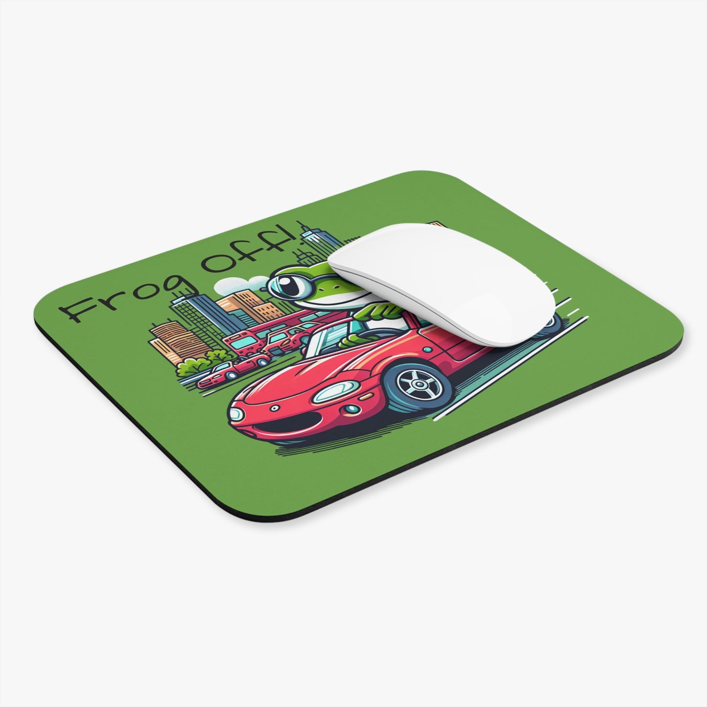 Frog Off! Mouse Pad