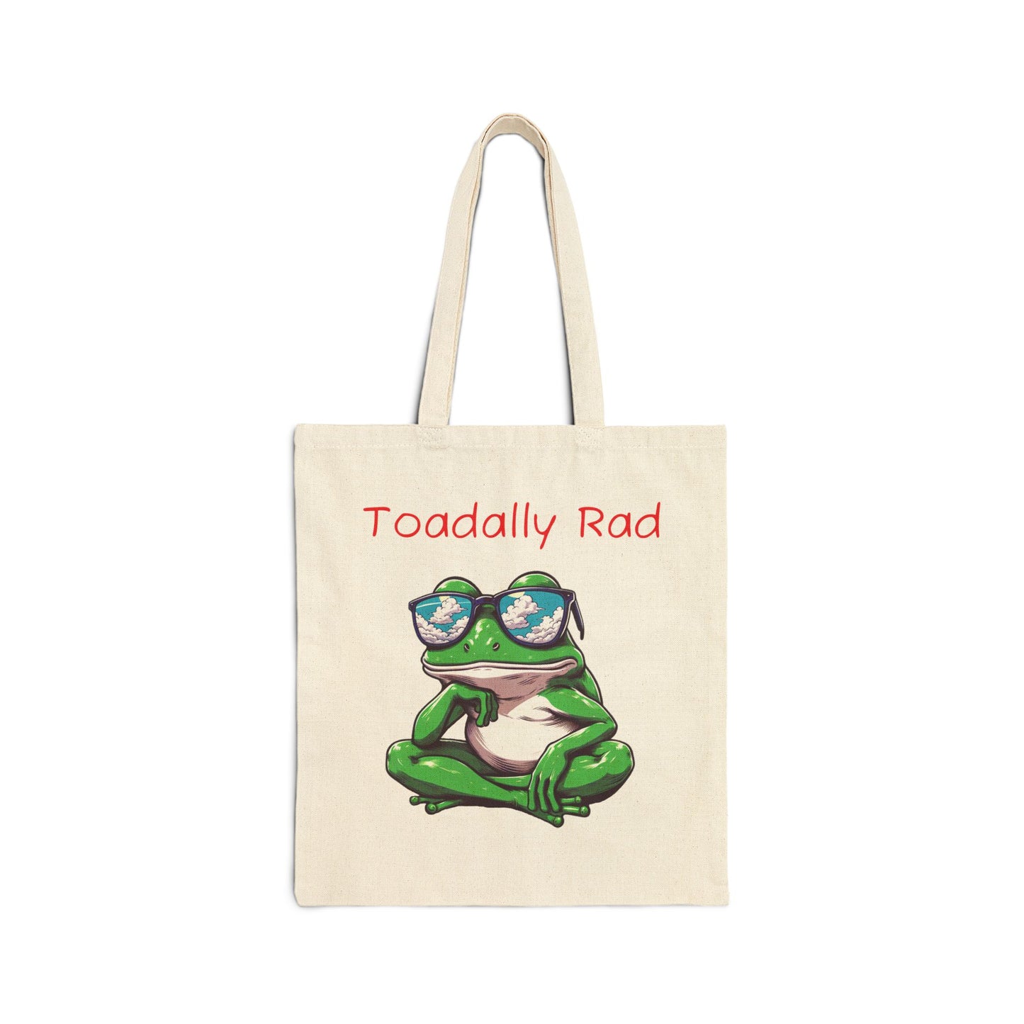 Toadally Rad Cotton Canvas Tote Bag