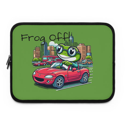 Frog Off! Laptop Sleeve