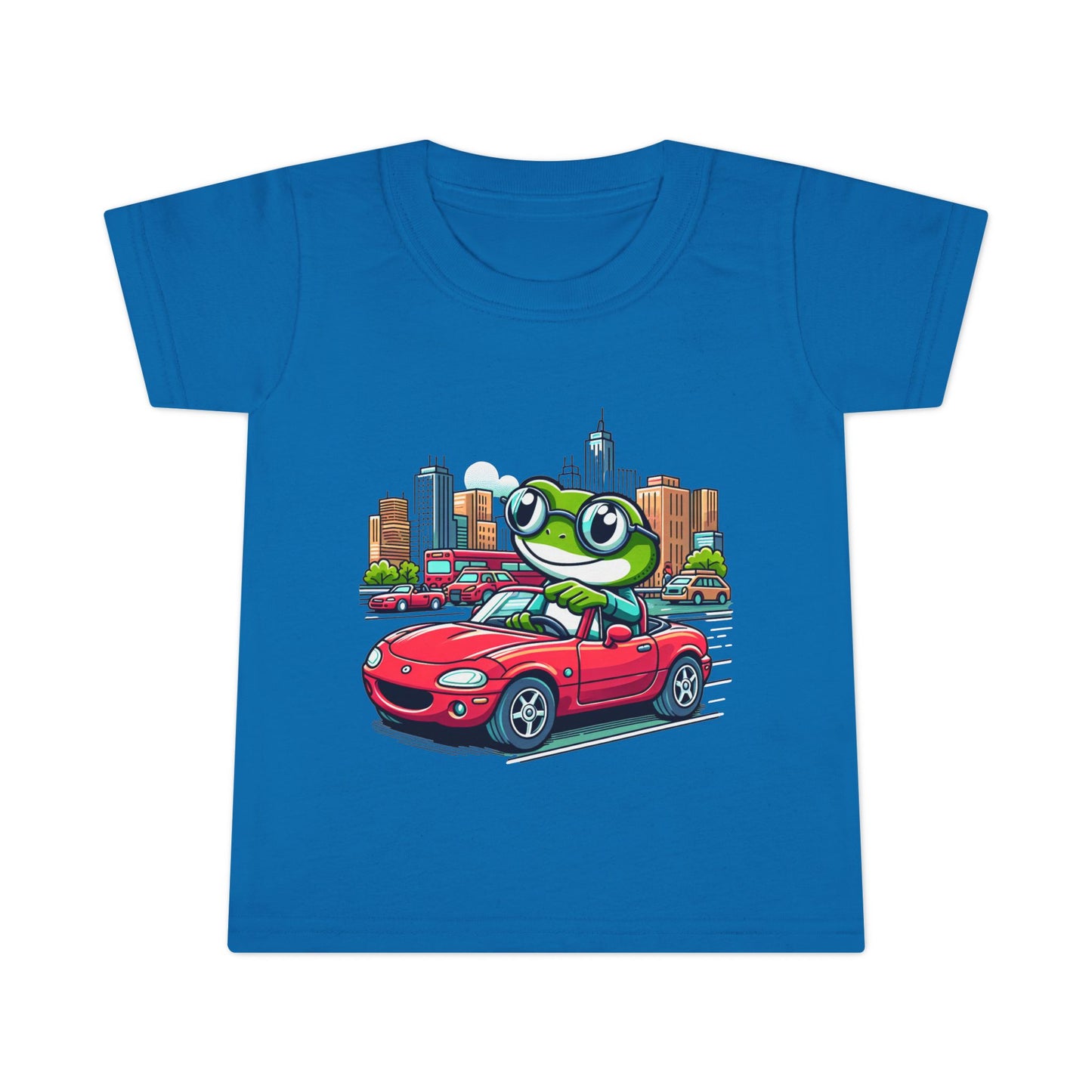 Frog Driving Toddler T-shirt