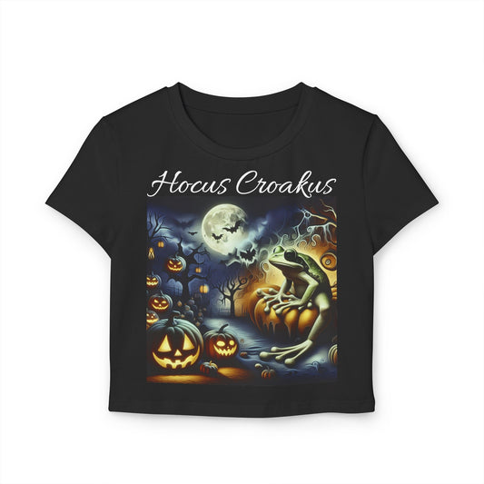 Hocus Croakus Women's Crop Top